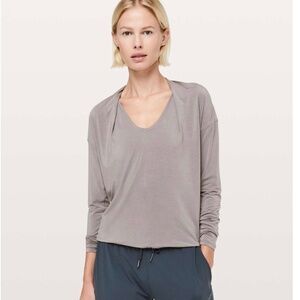 Lululemon Deep Stretch Long Sleeve Size 10 Lunar Rock
